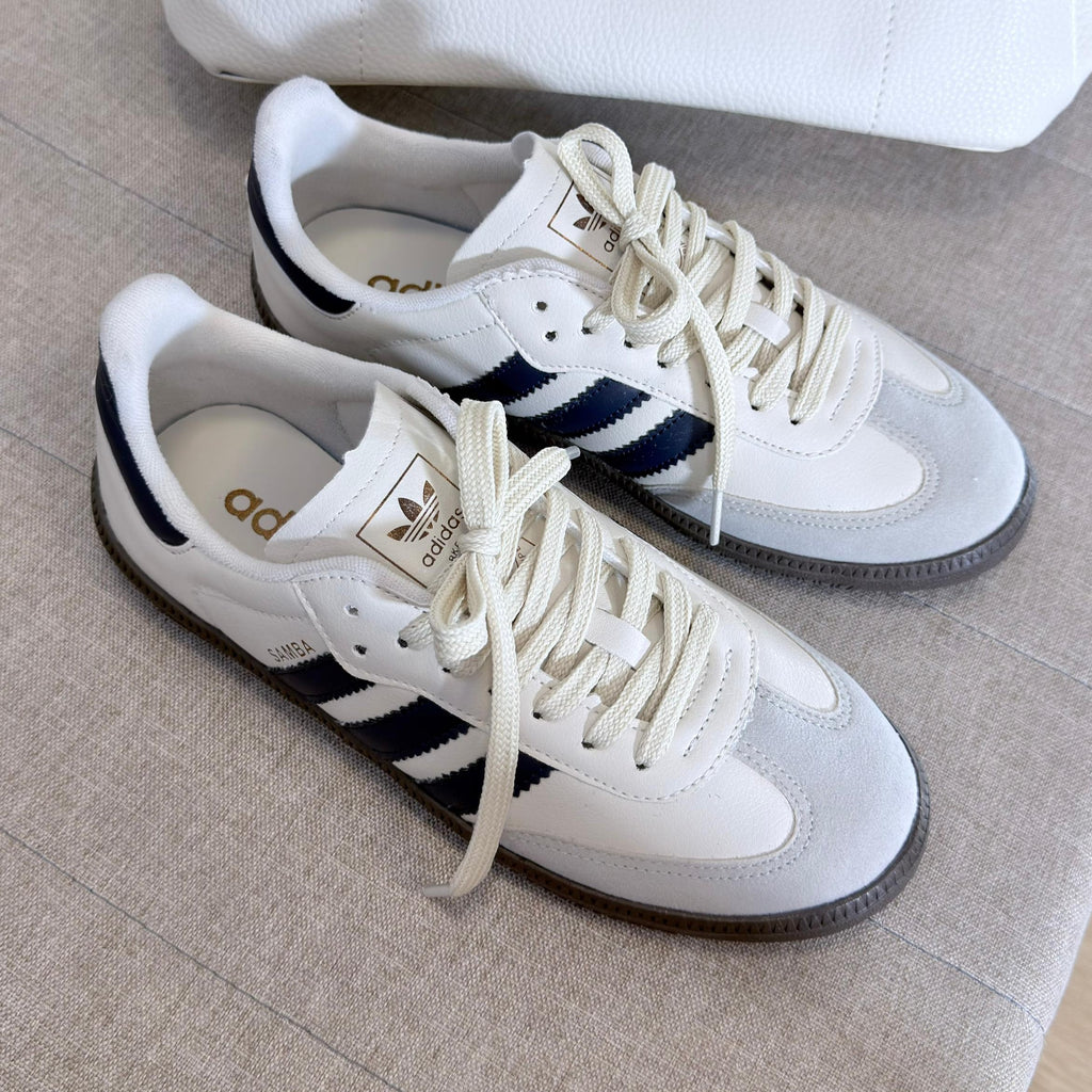 Tênis Adidas Samba Prime – Off White/Marinho