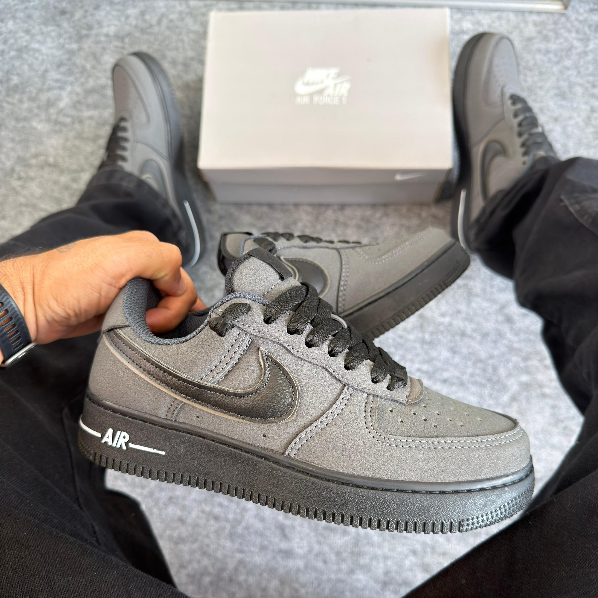 Tênis Air Force Prime Grafite/Preto