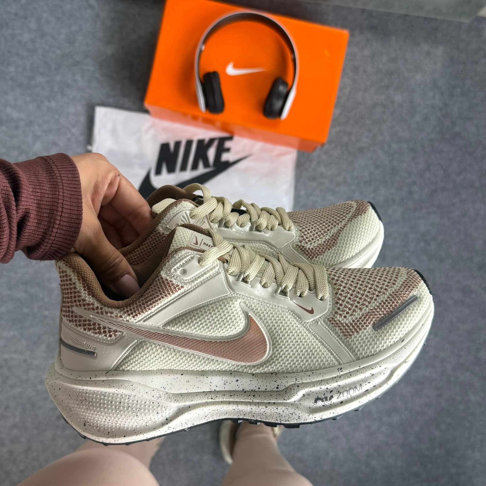 Nike Air Zoom Pegasus 41 – Areia/Caramelo