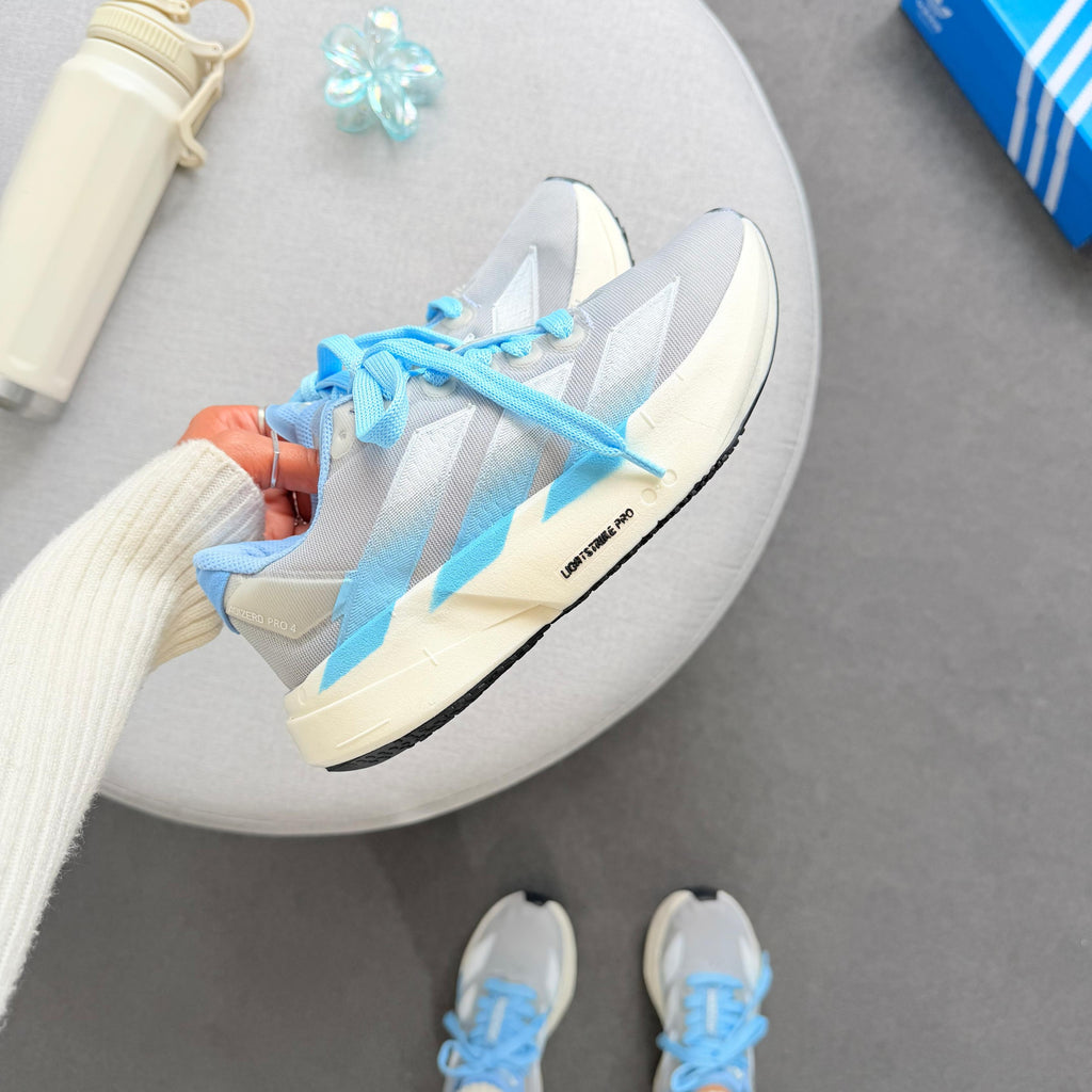 Adidas Adizero Adios Pro 4 – Cinza/Celeste