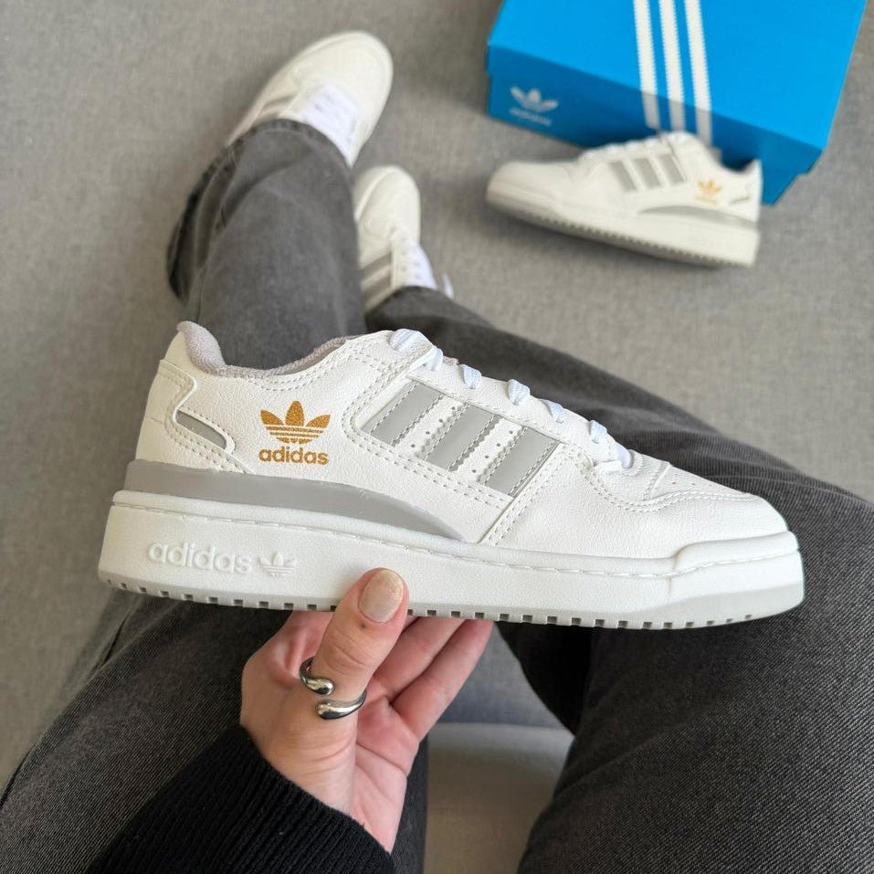 Tênis Adidas Forum Low – Branco/Cinza