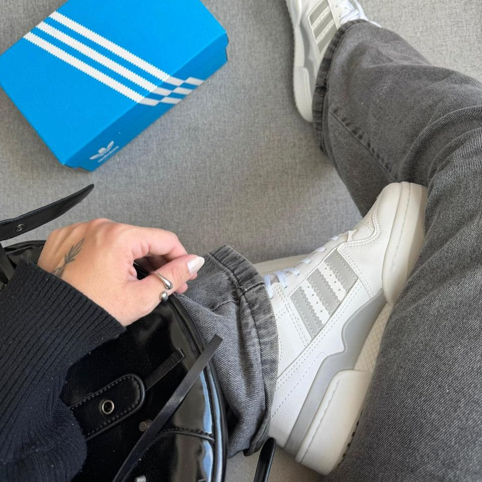 Tênis Adidas Forum Low – Branco/Cinza