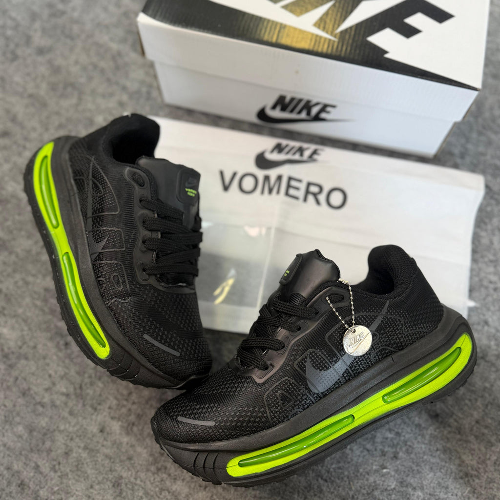 Air Vomero Premium – Preto/Verde Fluorescente