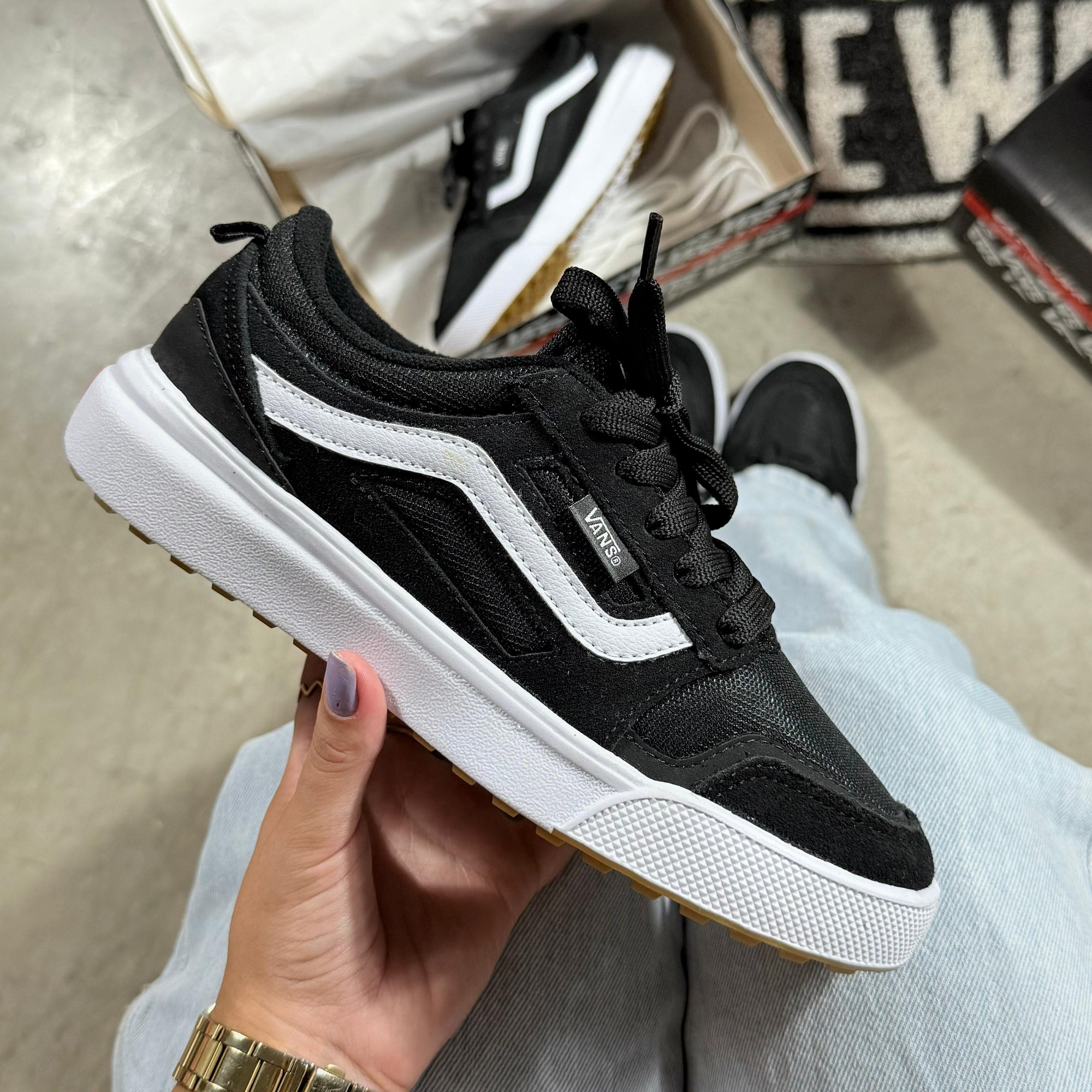 Tênis Vans Ultrarange 3D Preto/Branco