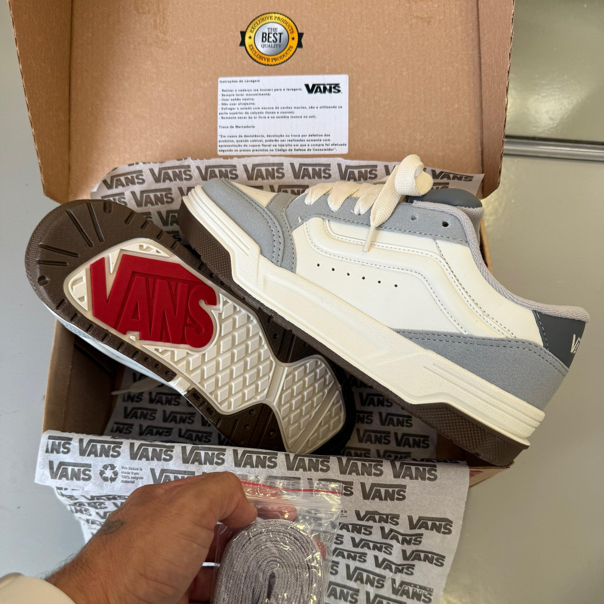 Tênis Vans Hylane – Grafite Off | Linha Prime