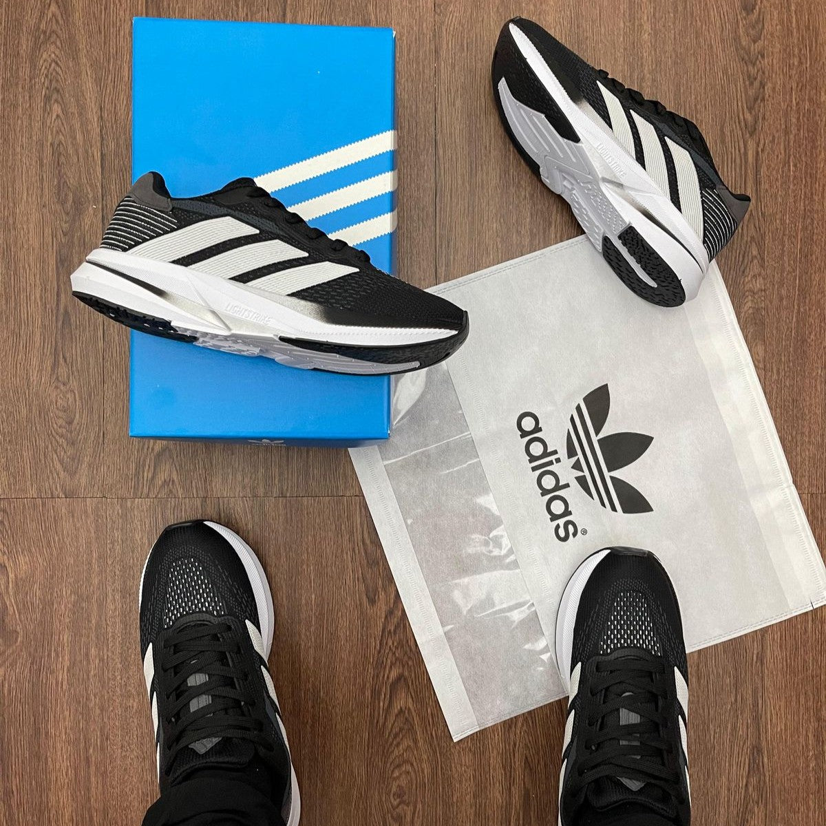 Tênis Adidas Duramo Speed – Preto/Branco