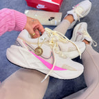 Nike Zoom React – Off/Rosa (Linha Luxo)