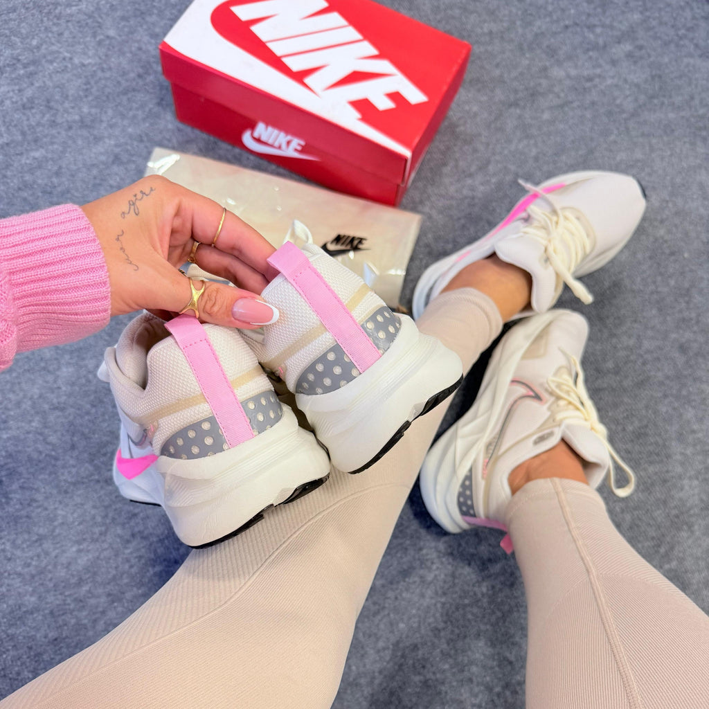 Nike Zoom React – Off/Rosa (Linha Luxo)