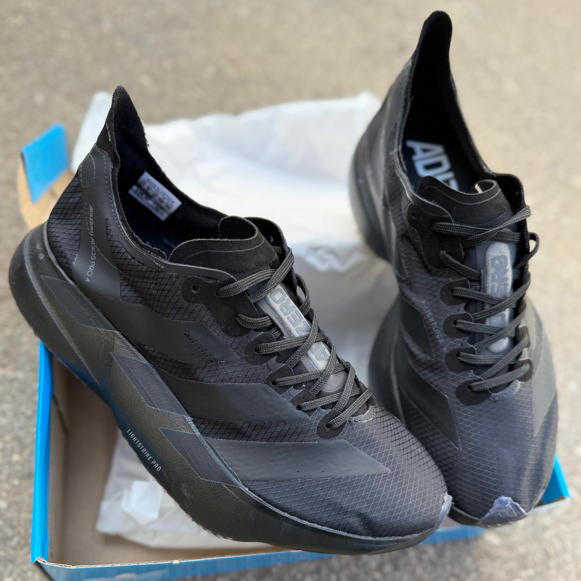 Tênis Adidas Adizero Adios Pro 4 – All Black | Linha Premium