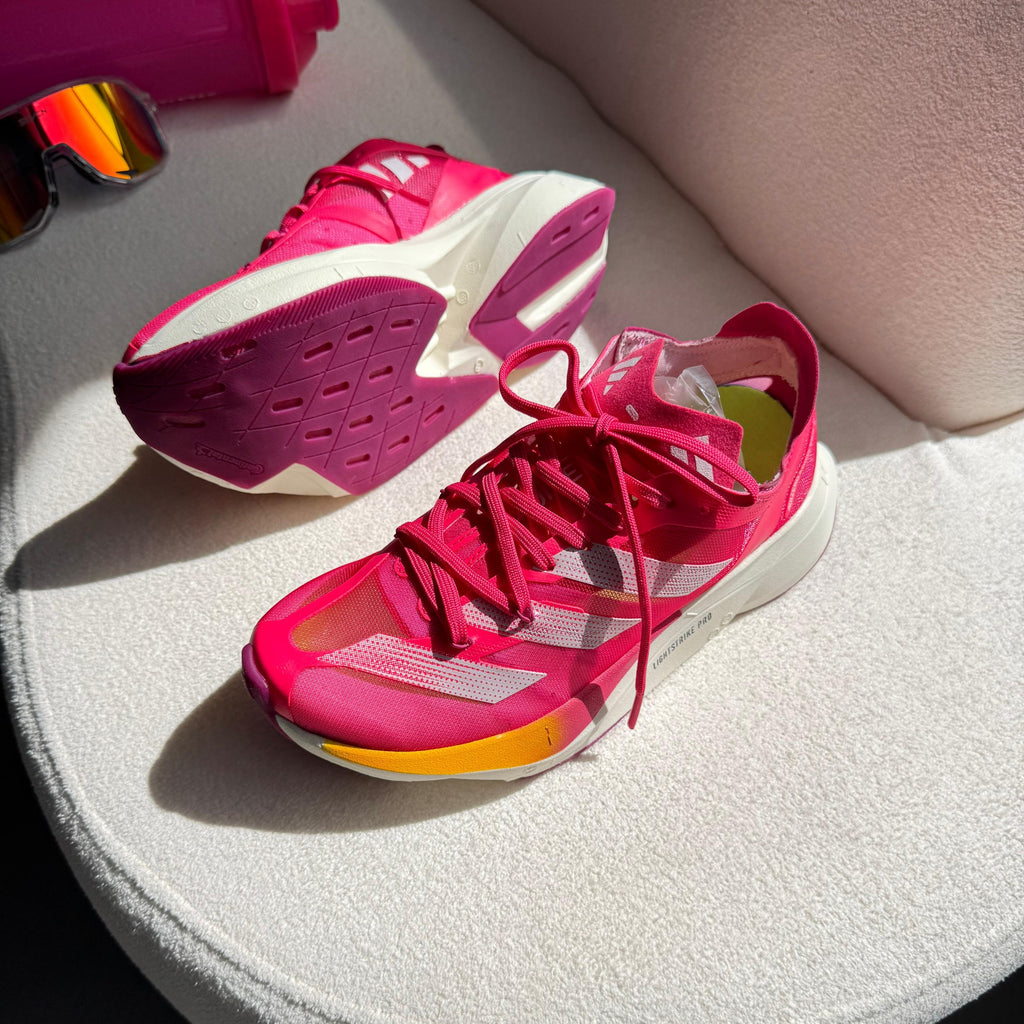 Adidas Adizero Adios Pro 3 – Pink/Off/Amarelo (Premium)