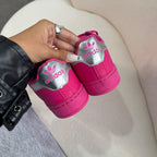 Tênis Adidas Superstar Boca Rosa Pink/Prata 💋🩷✨