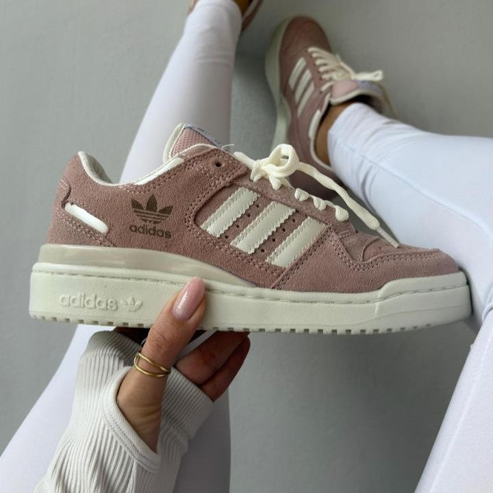 Tênis Adidas Forum Low Couro Rose Pérola
