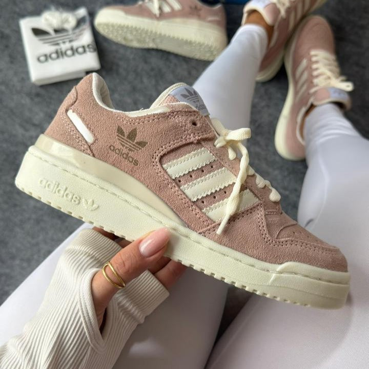 Tênis Adidas Forum Low Couro Rose Pérola