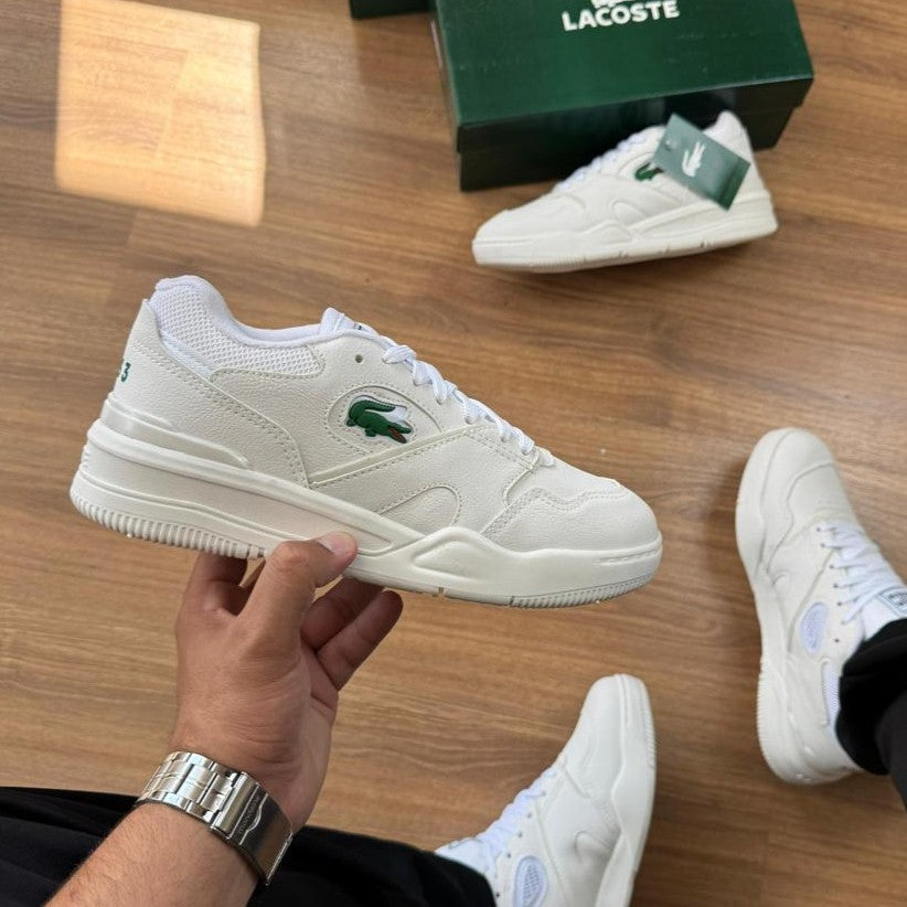 Tênis Lacoste Tenning 1933 Branco/Branco Edição Especial