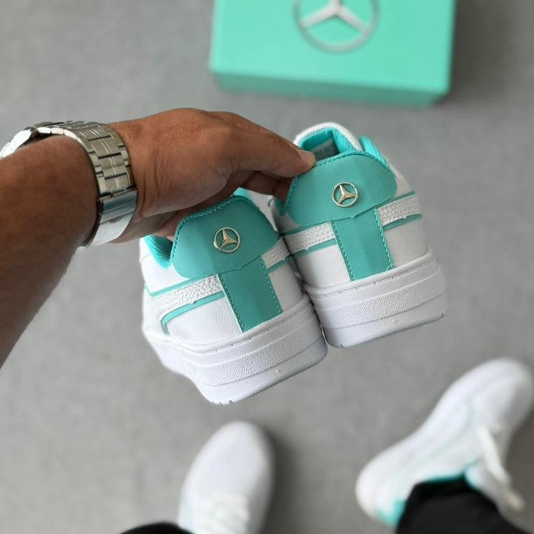 Tênis Puma Mercedes 2.0 – Branco/Verde Água
