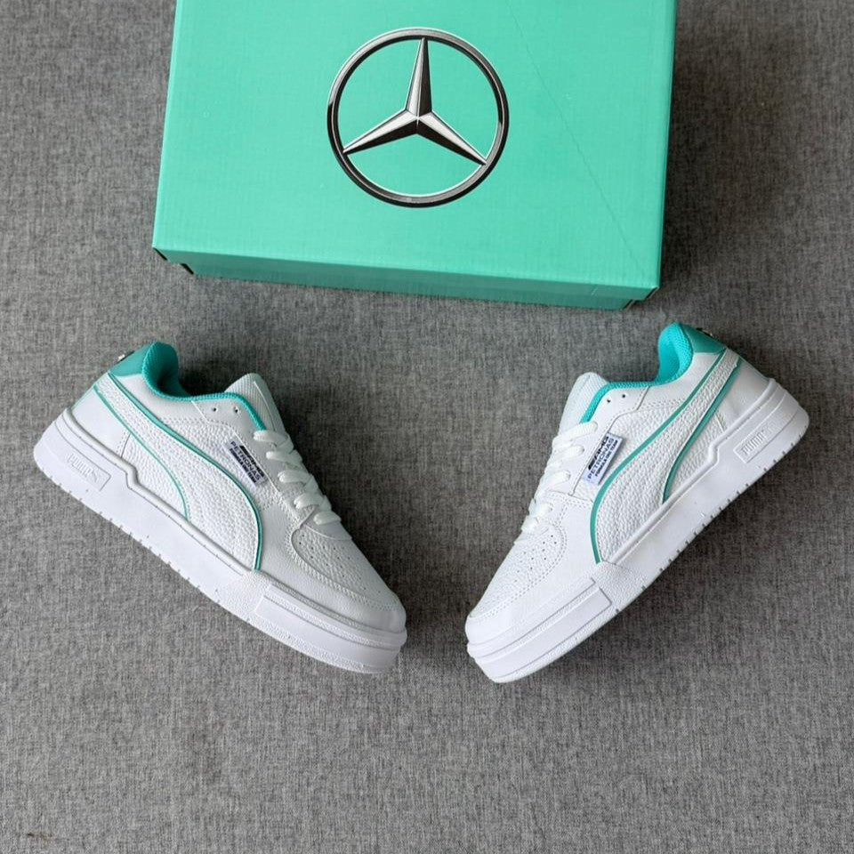 Tênis Puma Mercedes 2.0 – Branco/Verde Água