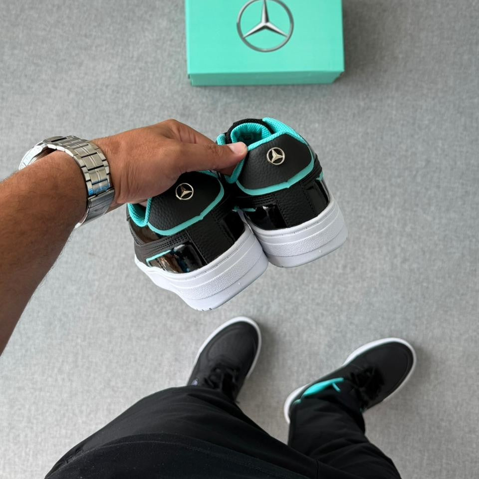 Tênis Puma Mercedes 2.0 – Preto/Verde Água