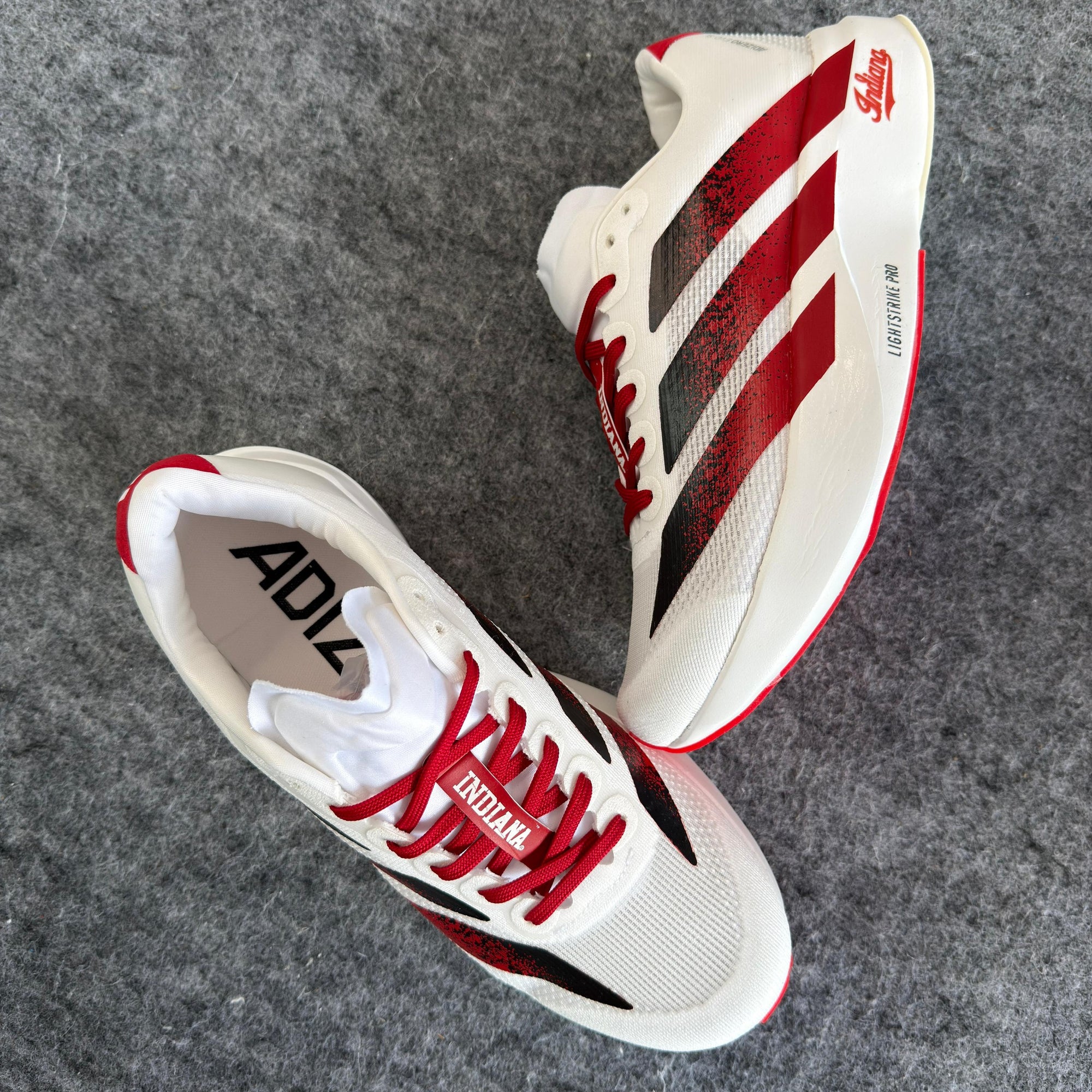 Tênis Adidas Adizero Evo SL Indiana Branco/Vermelho/Preto