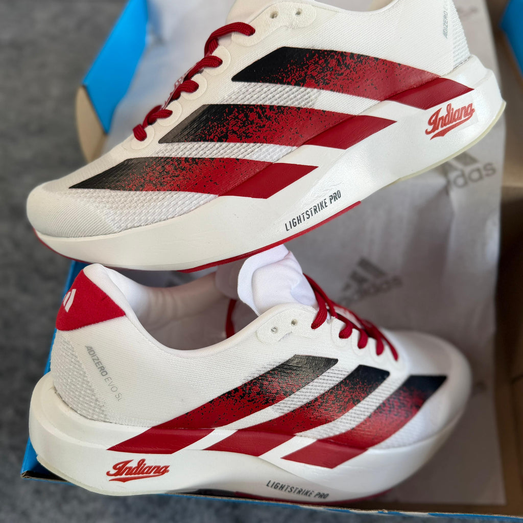 Tênis Adidas Adizero Evo SL Indiana Branco/Vermelho/Preto