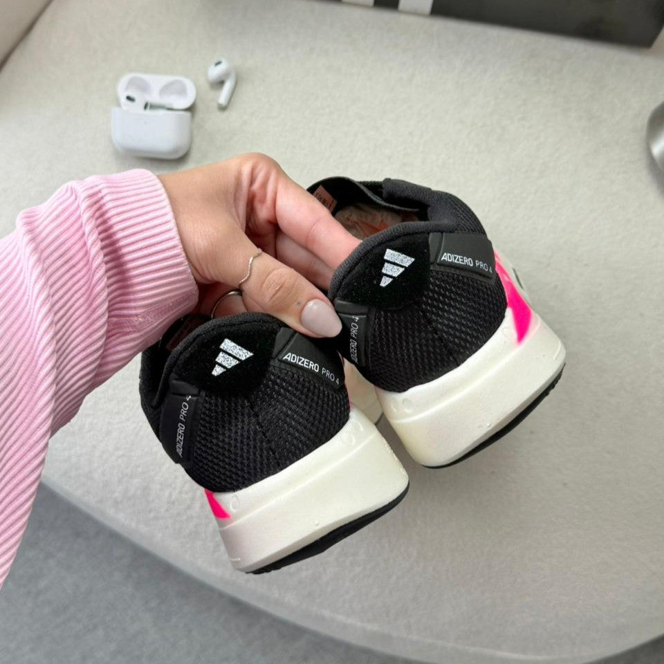 Tênis Adidas Adizero Adios Pro 4 Preto/Branco/Rosa
