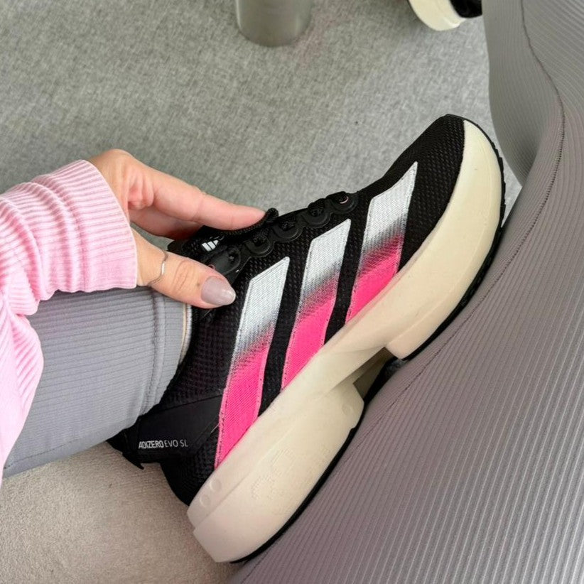 Tênis Adidas Adizero Adios Pro 4 Preto/Branco/Rosa