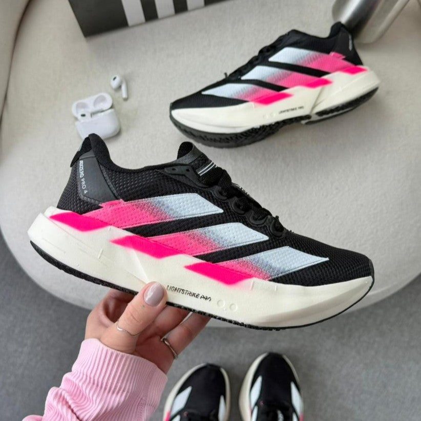 Tênis Adidas Adizero Adios Pro 4 Preto/Branco/Rosa