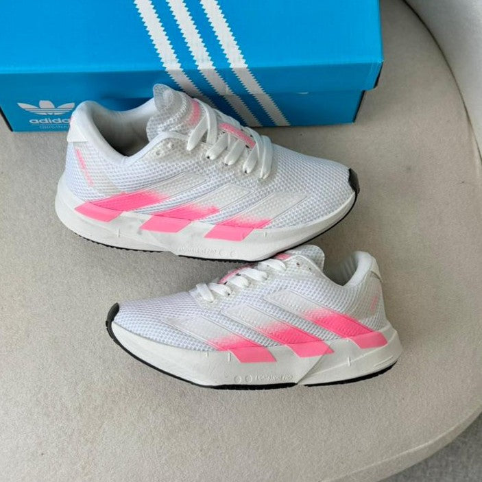 Tênis Adidas Adizero Adios Pro 4 Branco/Rosa