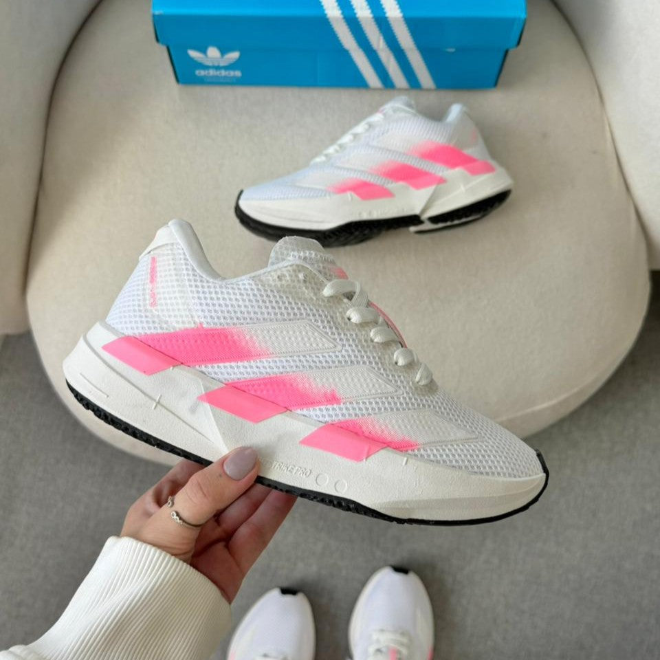 Tênis Adidas Adizero Adios Pro 4 Branco/Rosa