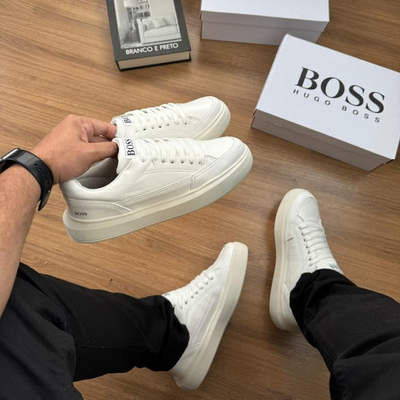 Tênis Hugo Boss Casual All White