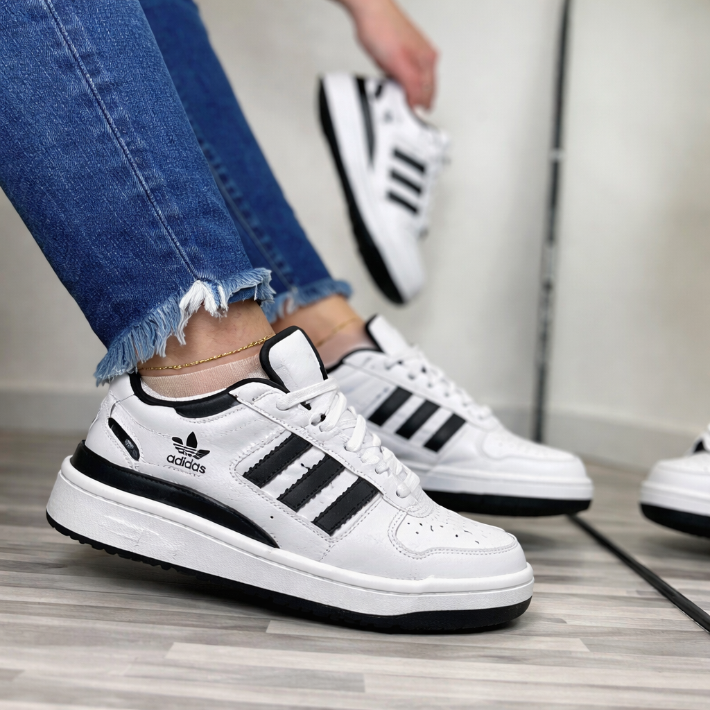 Tênis Forum Low 84 ADV - Branco/Preto
