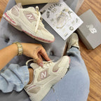 Tênis New Balance 530 Turbo – Bege/Rosa