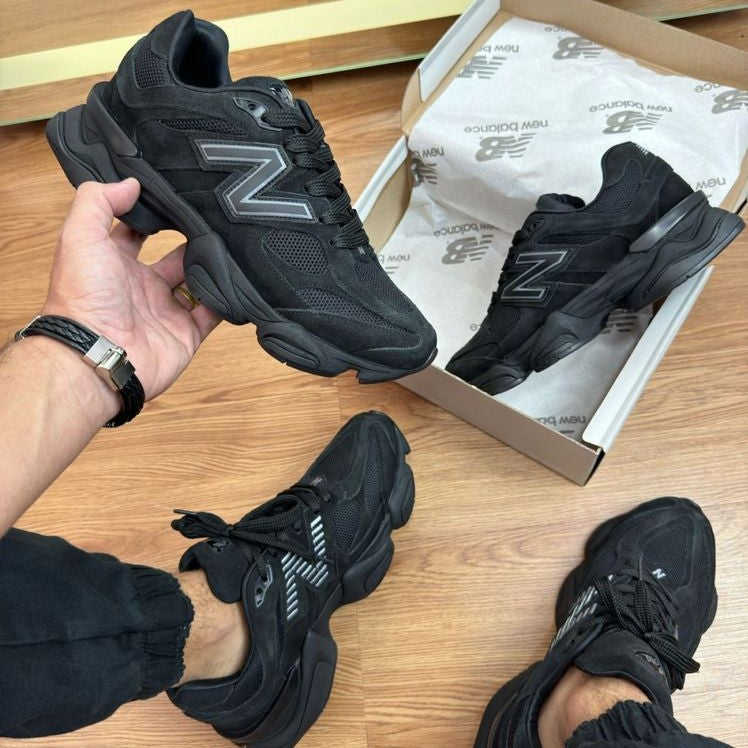 Tênis New Balance 9060 Couro - Preto