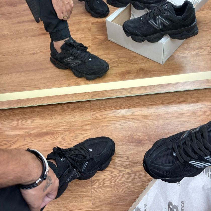 Tênis New Balance 9060 Couro - Preto