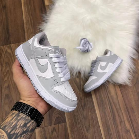 Tênis Dunk Low Grey Fog - Infantil