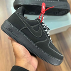 Tênis Air Force 1 -trevis preto