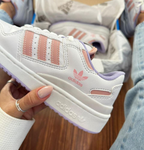Tênis Forum Low 84 ADV - Branco/rose/lilás
