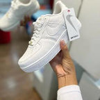 Tênis Air Force 1 Reflexivo Infantil - Branco