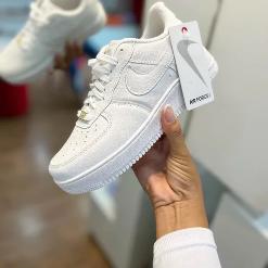 Tênis Air Force 1 Reflexivo Infantil - Branco